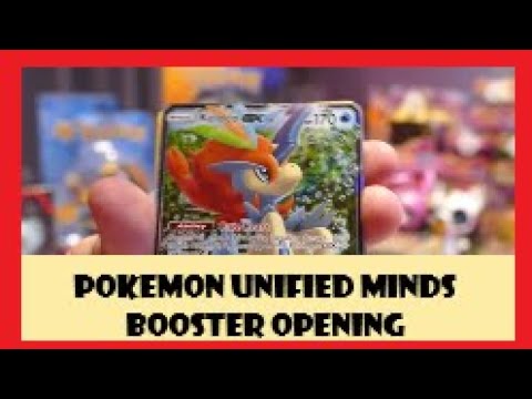 Pokemon Trading Card Game Unified Minds Booster Pack Opening Pokemon Sun and Moon #Pokemon