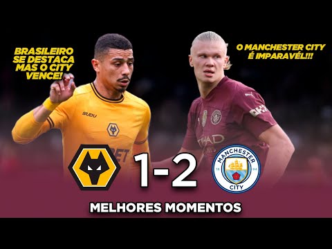 CITY MARCA NO ÚLTIMO MINUTO, E VENCE DE VIRADA - Wolves 1x2 Manchester City - Melhores Momentos 2024