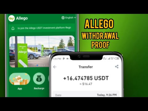 WITHDRAWAL PROOF ALLEGO | HIGH EARNINGS SITE #cryptocurrency #trxcloudminingwebsitesignupbonus5000