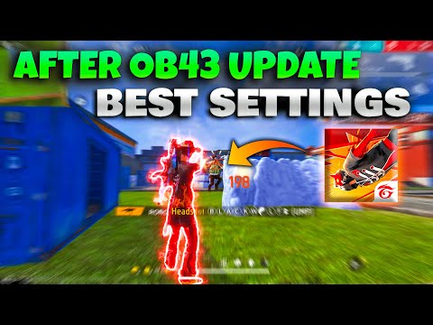 Free Fire OB43 Update Best Settings Sensitivity | Get MORE Headshots with these settings