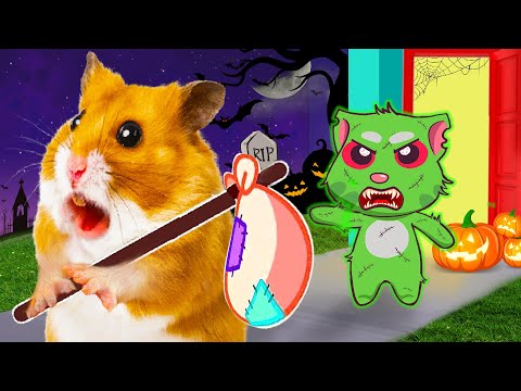 Oh no, Stop It! Monster is coming! Hamster HamHam escape Halloween maze