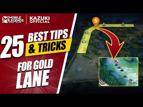 25 BEST TIPS & TRICKS FOR GOLD LANER IN 2024 | MLBB GOLD LANE GUIDE