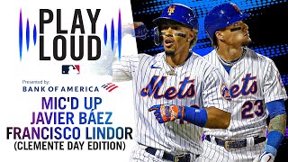 Francisco Lindor, Javier Báez, MIC'D UP on Clemente Day! | Mets stars take us onfield on special day