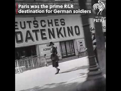 Inside Occupied Paris  #history #ww2 #war #interesting #shorts