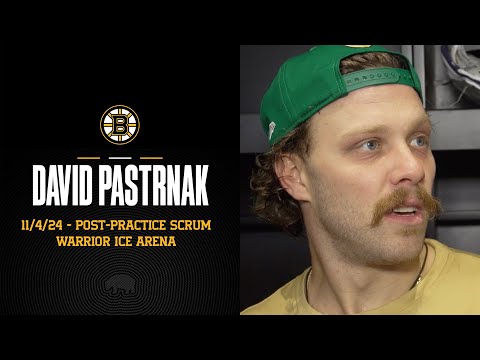 11/4/24 | Pastrnak Speaks Following Practice