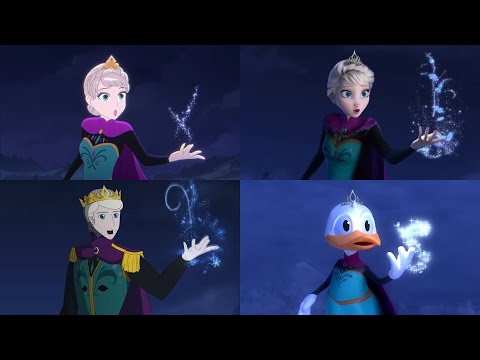 Frozen Let It Go Anime vs Original vs Male Version vs Donald Duck (Animation)