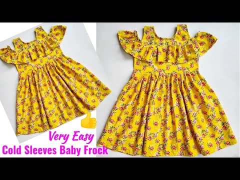 3 -4 Year Cold Show Baby frock cutting and stitching | Baby Frock cutting and stitching for 3-4 Year