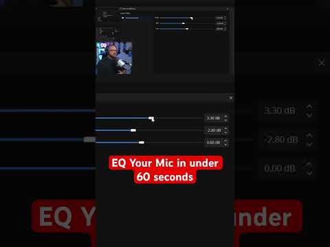 EQ your Mic in under 60 seconds! #tutorial #obs