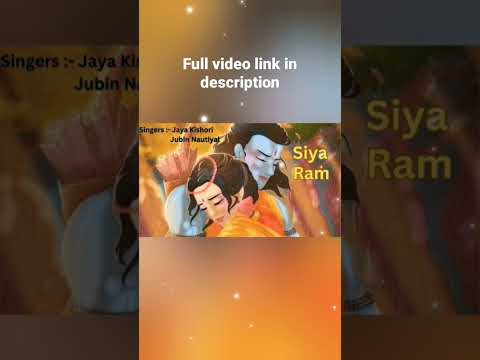 siya ram || Jubin Nautiyal, Jaya Kishori Ji || ram siya ram jay jay ram #jaishreeram #shorts