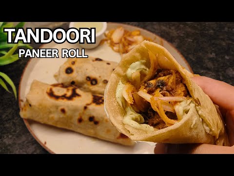 Tandoori paneer roll | Smokey paneer roll | Street style roll recipe | Suduthanni