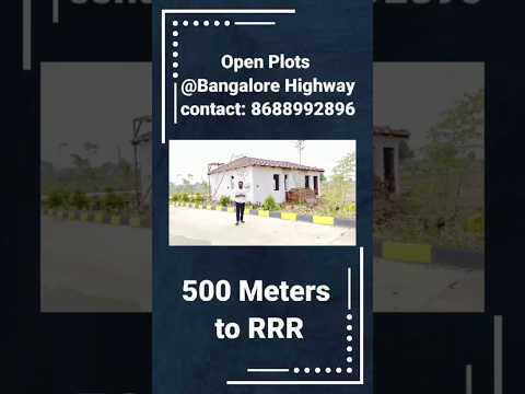 DTCP Open Plots at Bangalore Highway near Regional Ring Road #shorts #bangalorehighway #rrr