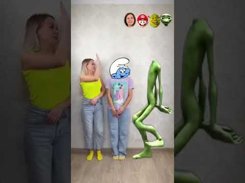 Tenge VS Oompa VS Mario VS Dame Tu Cosita Wrong Heads #shorts by Leisi Show