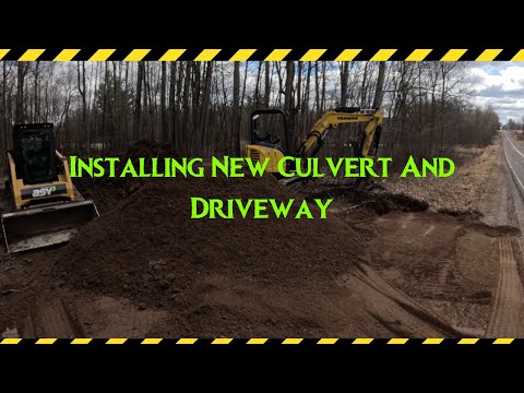 New Culvert Install And Driveway