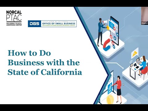 How to do Business with the State of California