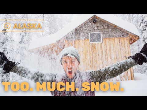 The BIGGEST Snow Storm I've Ever Seen | Alaska Cabin Adventures