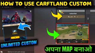 How To Use Craftland Custom Card In Free Fire || How To Make Map In Craftland Custom Card Free Fire