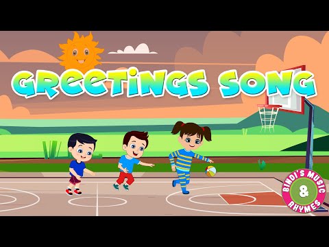 Greetings song | Good Morning Song for kids | Nursery Rhymes | Bindi's Music & Rhymes