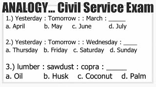 ANALOGY | Civil Service Exam sample question [lumabas na dati] Husk is BUNOT