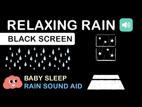 Relaxing Rain Sounds with Black Screen 🌧️| Sleeping Aid for your baby | Neroni kids