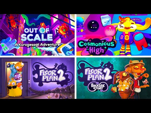 VR Puzzler-athon | Out of Scale: A Kurzgesagt Adventure | Cosmonious High | Floor Plan 1 & 2 + DLCs