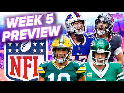 NFL Week 5 Preview: Packers-Rams, Jets-Vikings, Bills-Texans, Cowboys-Steelers, Ravens-Bengals | PFS