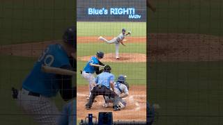 Blue’s Right!  The hitter uses a RoboUmp challenge.  #Baseball ⚾️ #Umpire #MILB #MA2tv