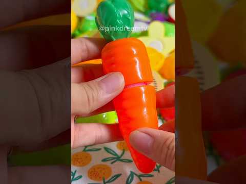 Satisfying With Fruit and Vegetable Toy Review #shorts #cutetoys