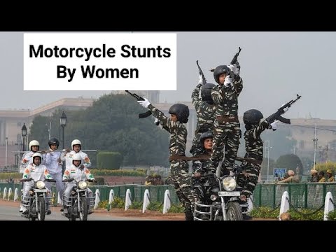 Republic day Motorcycle Stunts By Women