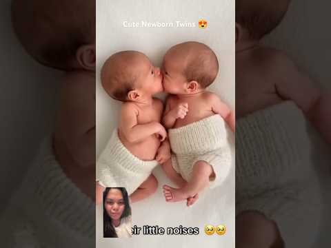 Twins 😍🥰 #twins #baby #cutebaby #cute #newborn #adorablebabymoments