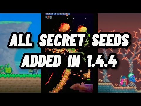 All of the NEW secret seeds (Terraria 1.4.4)