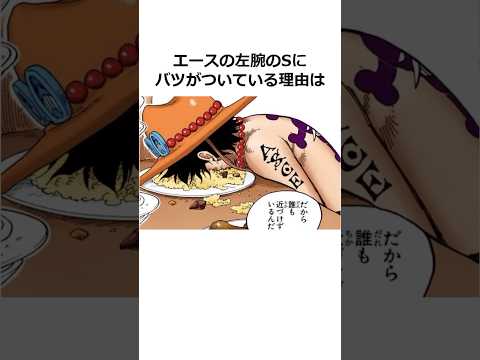 エースに関する雑学【ワンピース】#shorts #onepiece #雑学