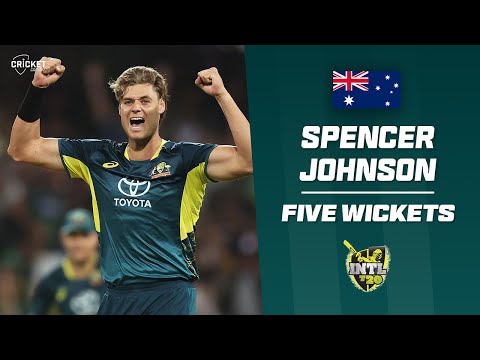 Johnson tears through Pakistan for maiden five-for | T20I Series 2024-25