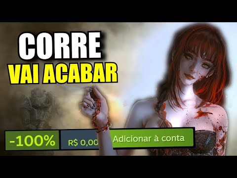 CORRE! Jogos Grátis e um INESPERADO, e STEAM 100% MALUCA