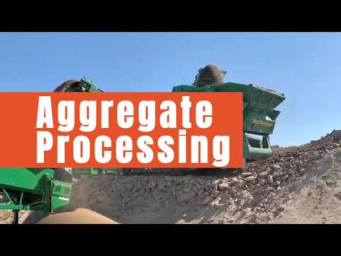 Aggregate Processing with McCloskey - Crush, Screen, Stack - Maverick Environmental Equipment LLC