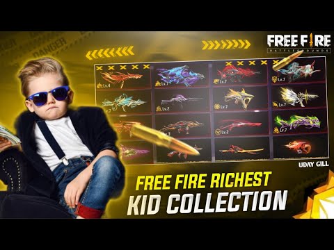 2 Crore ka I'd In Free fire ll Richest Kid only 11 years old 😱