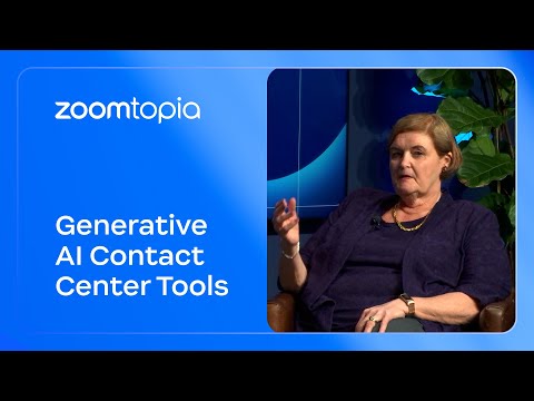 Zoomtopia Studio: Sheila McGee Smith on Generative AI Contact Center Tools