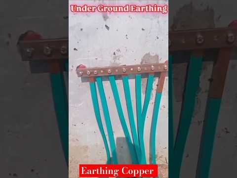 How to installation earthing Copper 👷😱| Under Ground Earthing #shorts