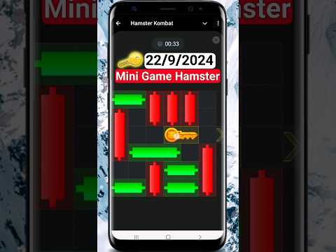 Today 22/9/2024 Mini Game Hamster Kombat #minigame #hamster | Daily combo | Daily Cipher Hamster