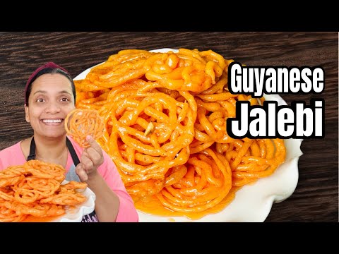 Step By Step Instructions To Make Crispy Jalebi #viralvideo #guyaneserecipe #jalebi #crispyjalebi