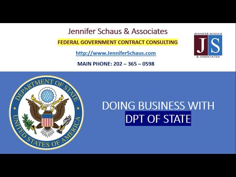 Federal Contracting - Procurement Playbook - Doing Business With Department of State - DOS