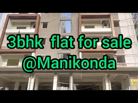 New 3bhk flat for sale in Alkapuri || Manikonda || West face