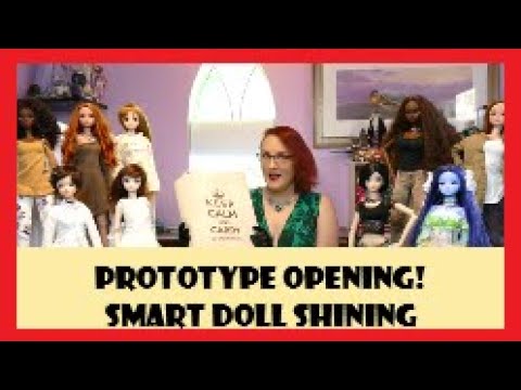 Prototype Smart Doll Shining with NEW Flexible Body (squishy!) One of a Kind Doll Opening