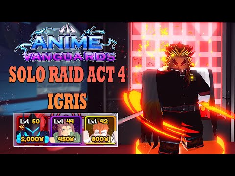 Act 4 Solo Raid: Igris | Anime Vanguards