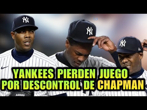 AROLDIS CHAPMAN DA BASE POR BOLAS A MEXICANO Y PIERDE JUEGO, WALKS URÍAS - MLB BASEBALL SPORTS NEWS