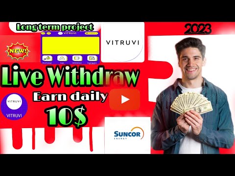 VITRUVI 100% Real Adds Watching Earning App without investment ? Online Earning 2023/junior Sir