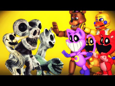 [SFM FNaF] Rockstar & Smiling Critters vs Zoonomaly Monsters