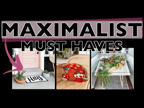 MAXIMALIST must haves! Interior Design picks for the Maximalist in your life... even if it's you!