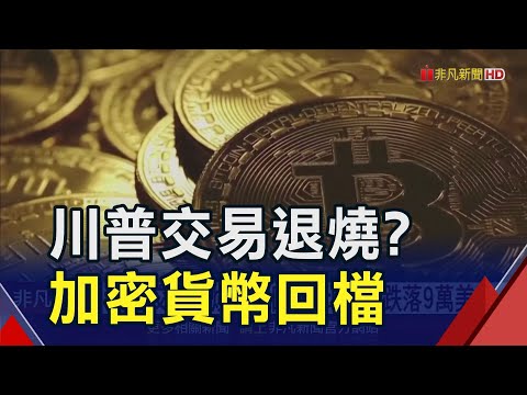 川普交易退燒!加密貨幣回檔 比特幣跌落9萬美元之下 以太幣.狗狗幣同下挫｜非凡財經新聞｜20241115