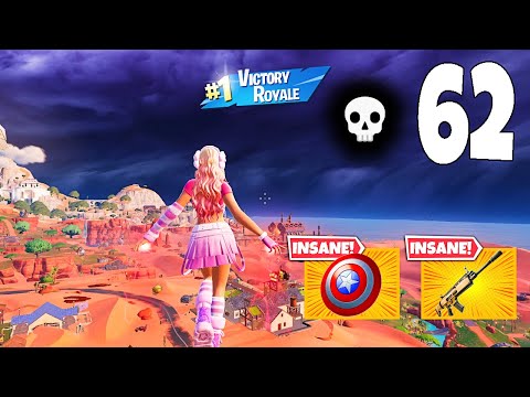 62 Elimination Solo Vs Squads "Zero Build" Gameplay Wins (Fortnite chapter 5)