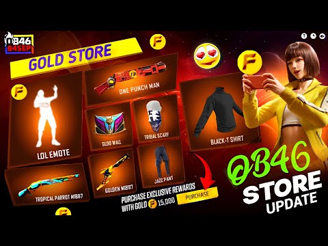 New Items in Gold Store 🔥🥳| Free Fire New Event | Ff New Event l Ob46 Update free fire